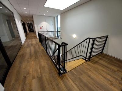 Zwarte trap voor entree